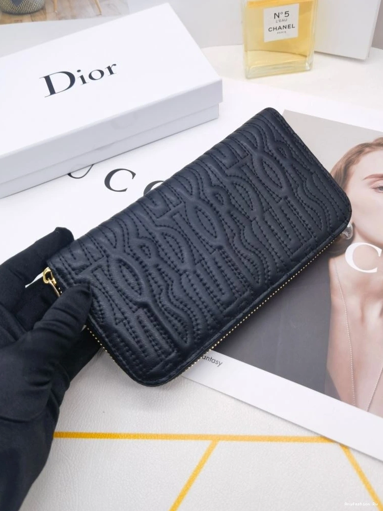 Dior Elegant Wallets Purse 86136 Christian 0629